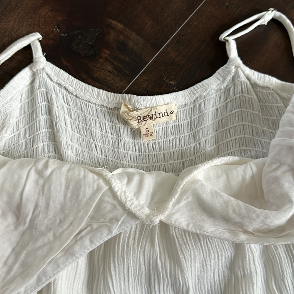 White Mini Dress - Picture 5 of 6